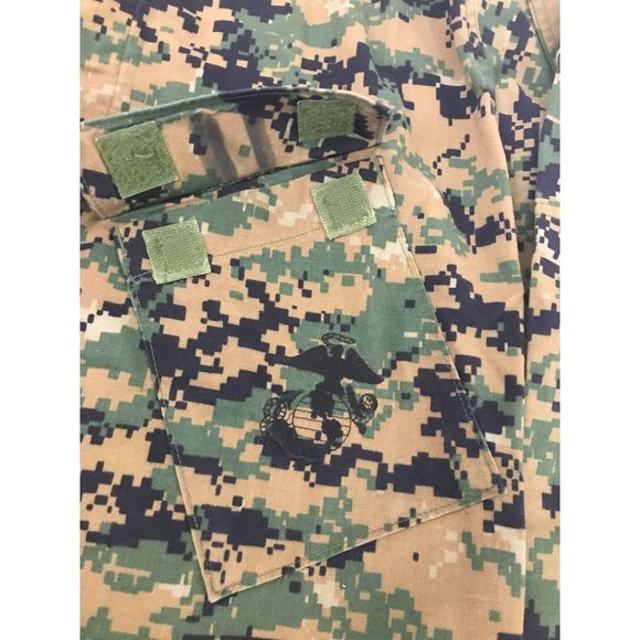 Propper International USMC Navy Mens M Camo Button Front Jacket *12 - Picture 5 of 9